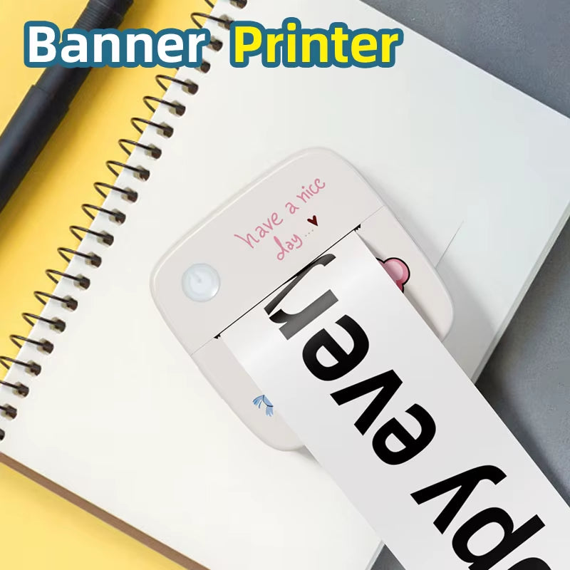 B2 Mini Bluetooth Thermal Printer - Portable Inkless Photo Printer for iOS & Android Devices