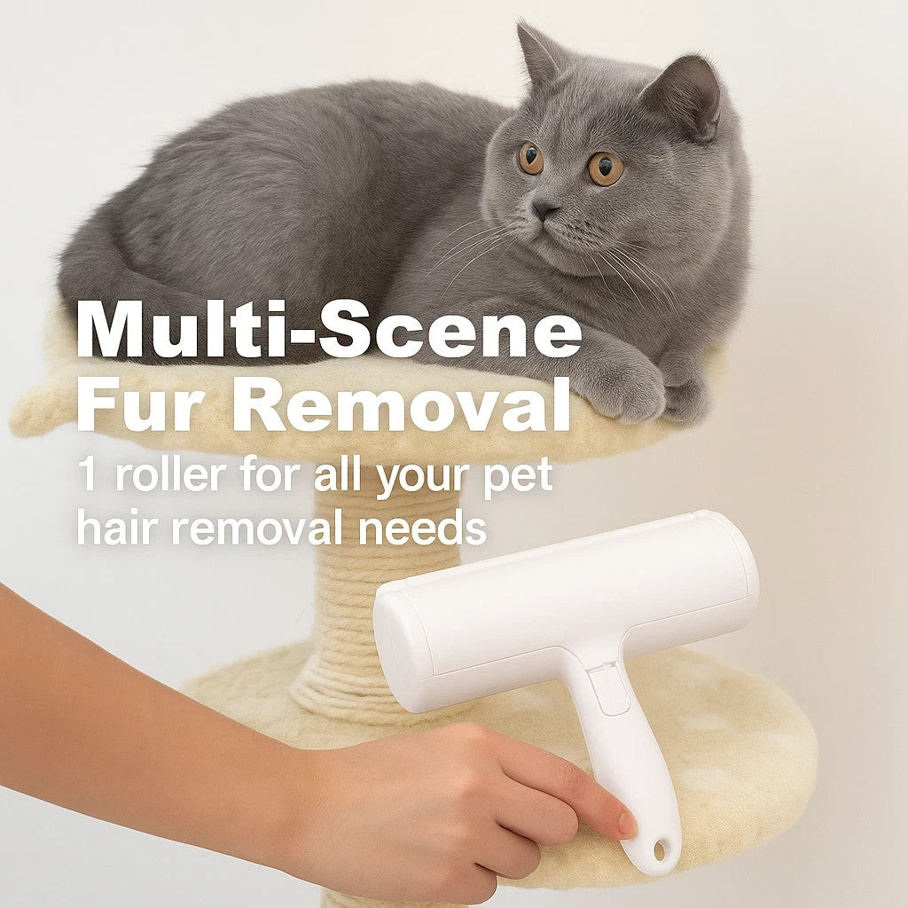 Chomchom Design Pet Hair Remover and Reusable Lint Roller Cat & Dog Hair Remover