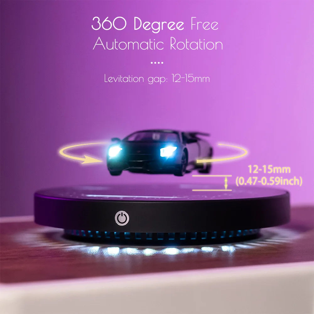 Magnetic Levitating Car - 360° Rotating Home & Office Decor, Perfect Unique Business Gift!