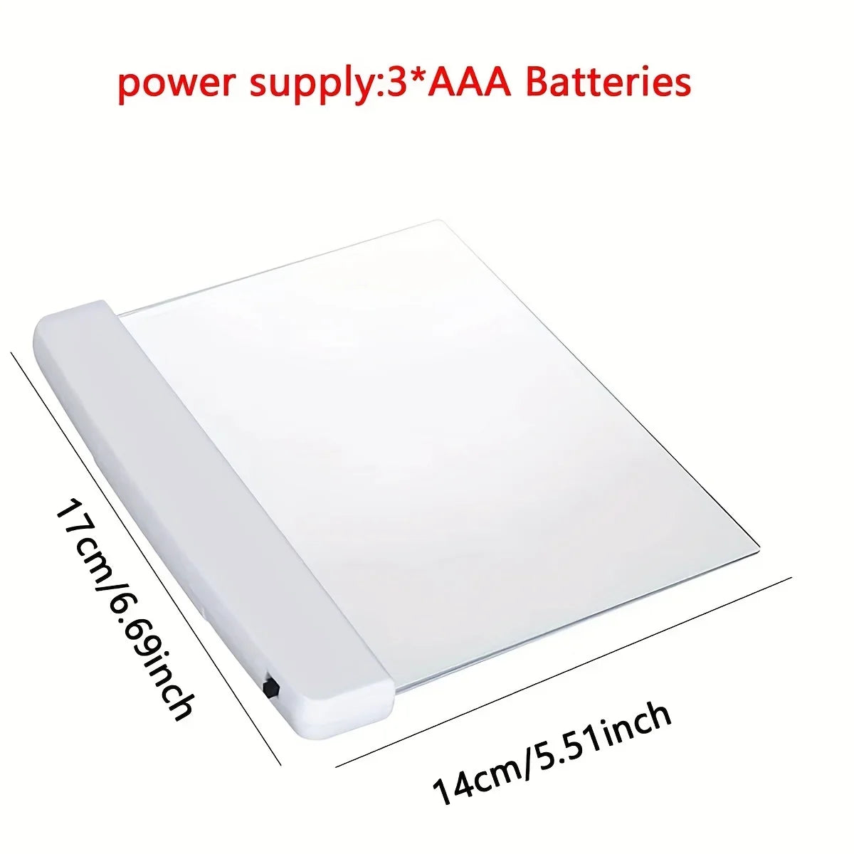 LED Flat Panel Night Vision Reading Light - Eye Protection for Students and Night Readers