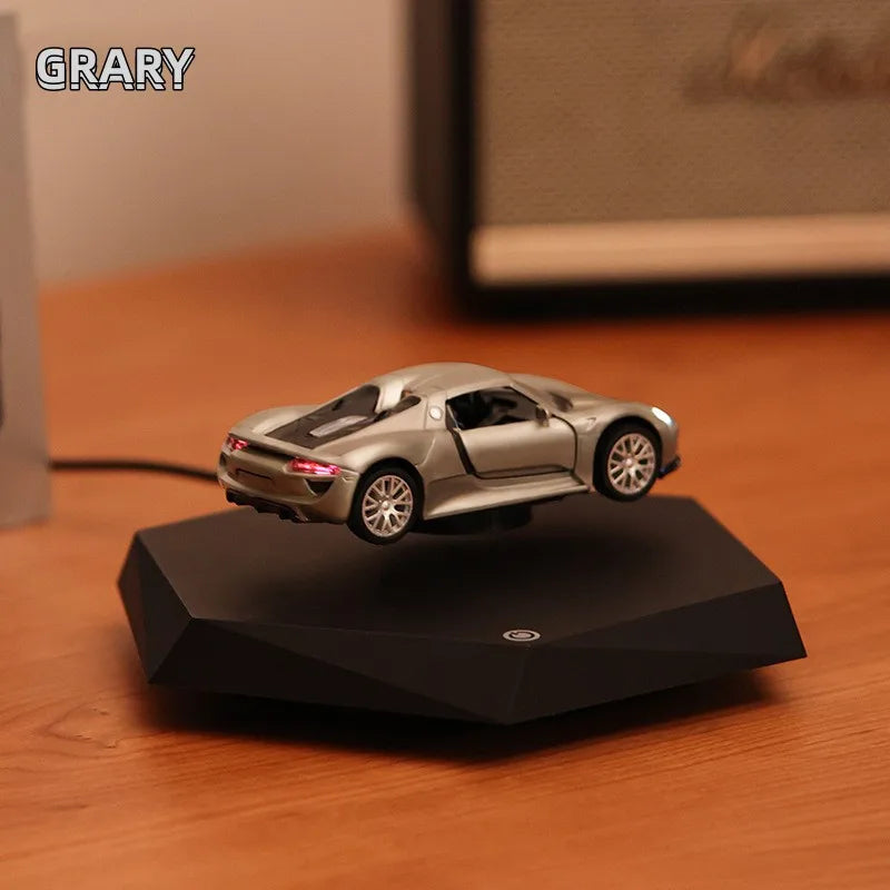 Magnetic Levitating Car - 360° Rotating Home & Office Decor, Perfect Unique Business Gift!