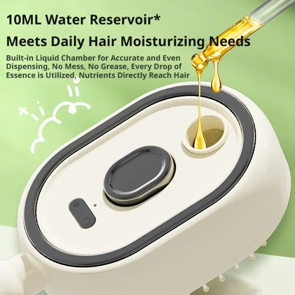 Hydrating Spray Massage Comb — 3-in-1 Scalp & Hair Care