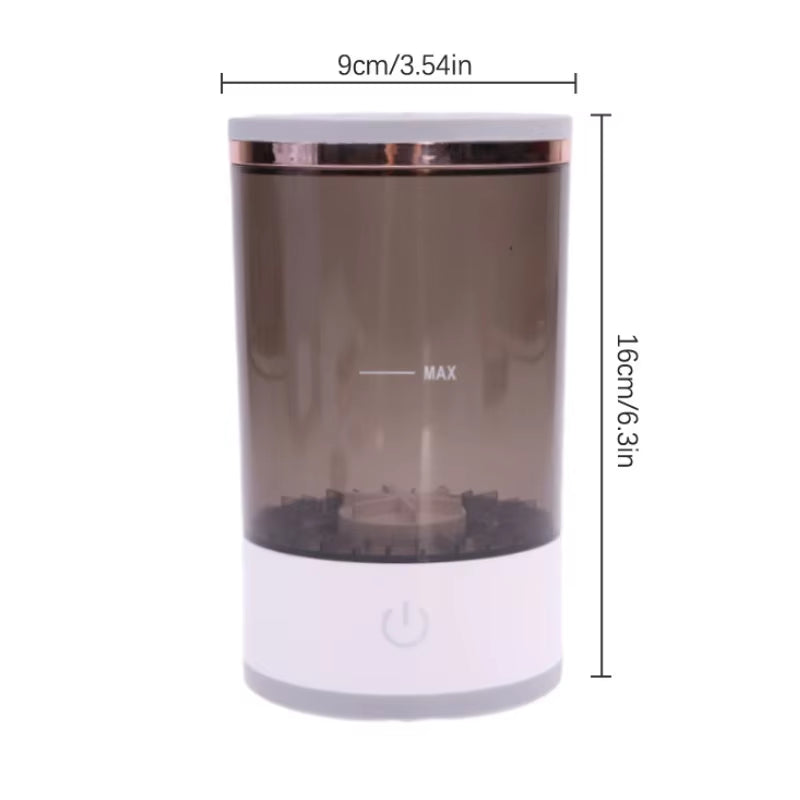 Automatic USB Makeup Brush Cleaner & Dryer with Cleaning Mat - Effortless Brush Care!