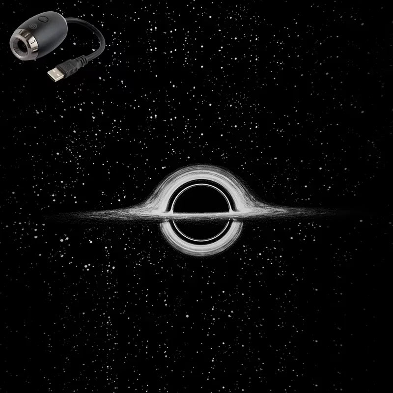 USB Car Atmosphere Projector Light - Transform Your Vehicle with Starry Galaxy Ambiance for Romantic Nights and Parties!