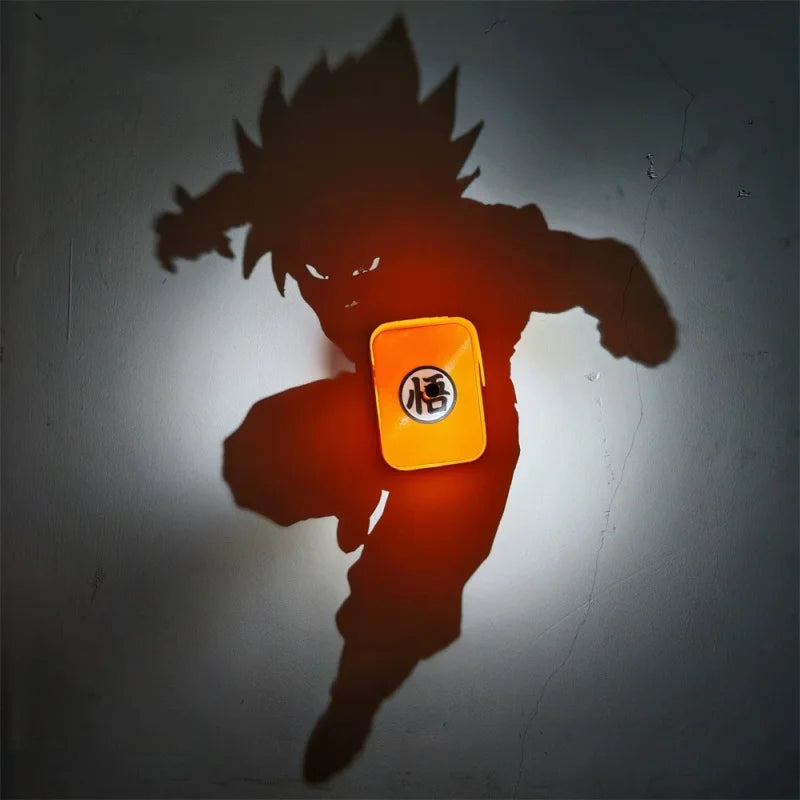 Anime Shadow Light Projector Lamp - Luffy, Goku & Zoro Night Light - Perfect Surprise Gift for Friends and Besties