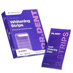 [Stock Up]Drdent Purple Teeth Whitening Strips - 7 Whitening Sessions - Safe for Enamel - Non Sensitive Teeth Whitening - Peroxide-Free