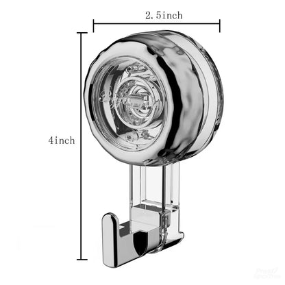 10Pcs Strong Suction Cup Hooks for Shower No Drill Removable Hooks for Glass Door Mirror Windows Tile Bathroom Towel Organizer Hanger
