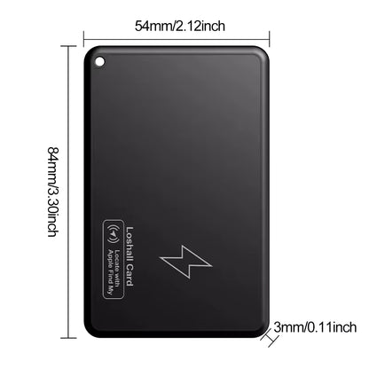 Ultimate Waterproof GPS Wallet Tracker - Wireless Charging & Apple Find My Compatible Bluetooth Locator