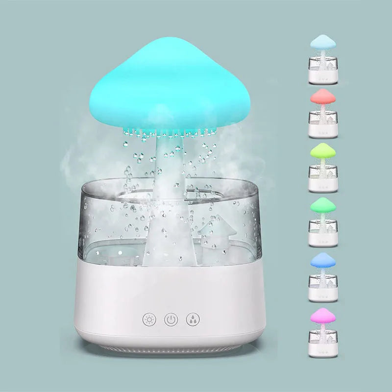 Luminous Aromatherapy Oil Diffuser - Desktop Humidifier with Soothing Underwater Sounds for Better Sleep