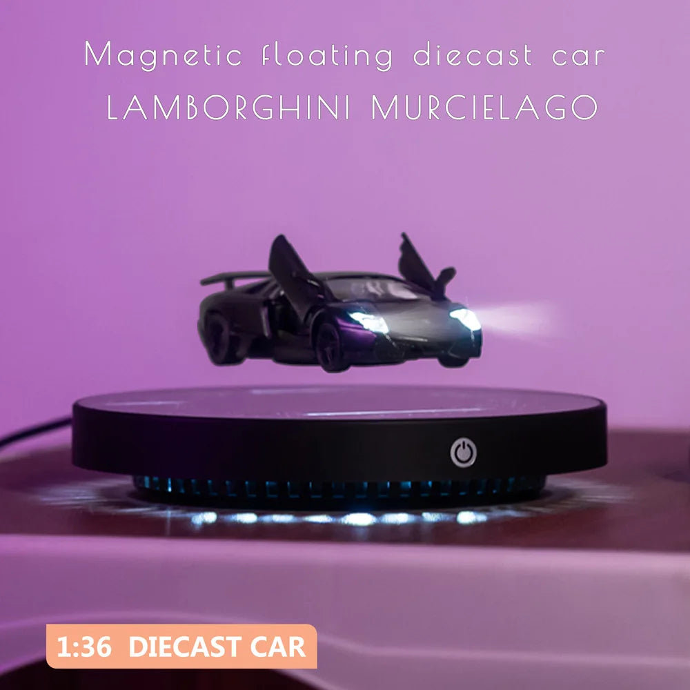 Magnetic Levitating Car - 360° Rotating Home & Office Decor, Perfect Unique Business Gift!