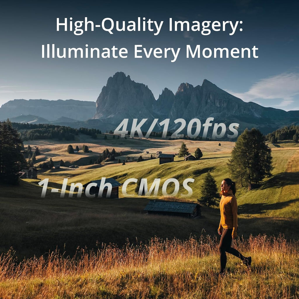 DJI Osmo Pocket 3 - Ultimate 4K Vlogging Camera with 1'' CMOS, 3-Axis Stabilization & Fast Focus for YouTube Creators