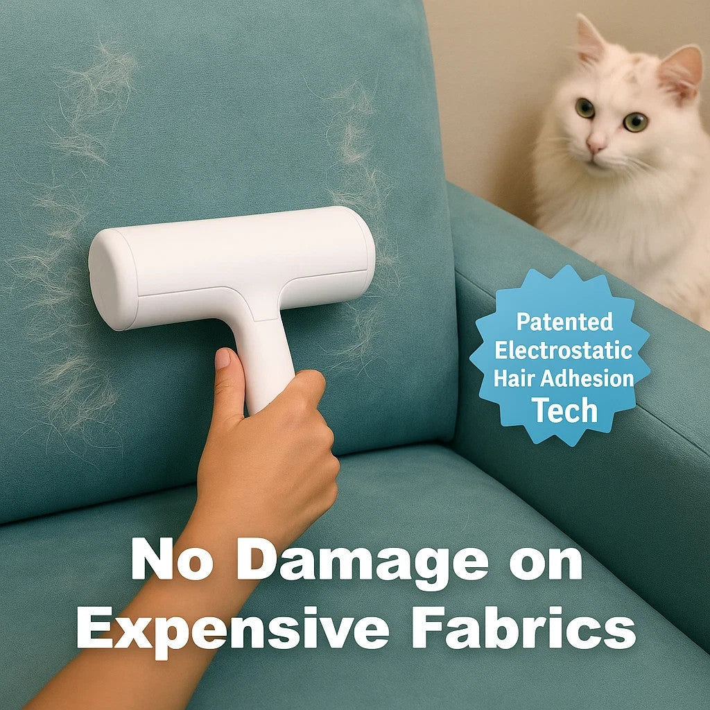 Chomchom Design Pet Hair Remover and Reusable Lint Roller Cat & Dog Hair Remover