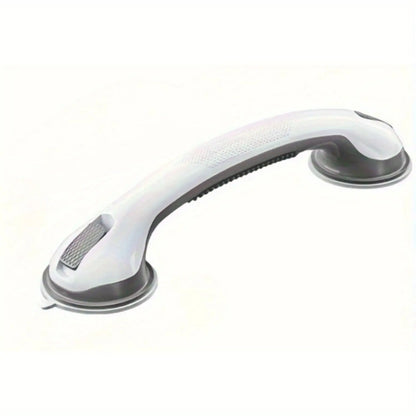 17 Inch Suction Cup Bathroom Grab Bar Easy-Install - Anti-Slip Safety Handle, No Drilling Installation, Bathroom Fall Prevention, Bathroom Suction Cup Grab Bar, for Shower, Bathtub and Toilet