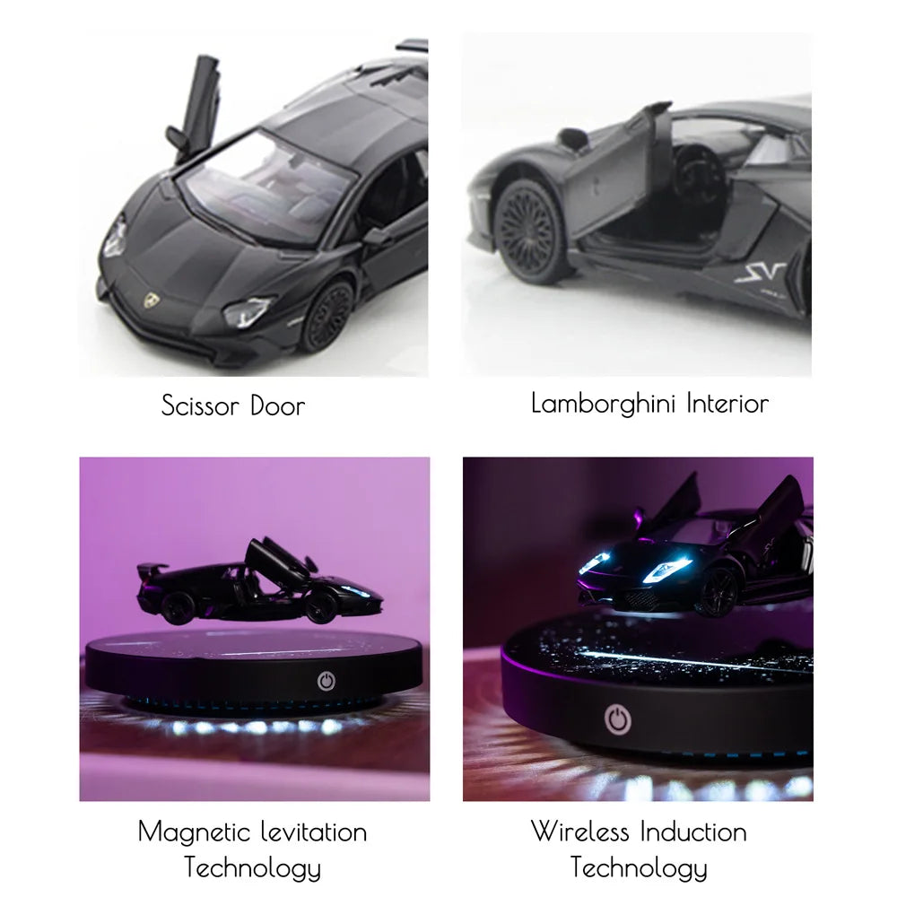 Magnetic Levitating Car - 360° Rotating Home & Office Decor, Perfect Unique Business Gift!