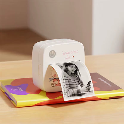 B2 Mini Bluetooth Thermal Printer - Portable Inkless Photo Printer for iOS & Android Devices