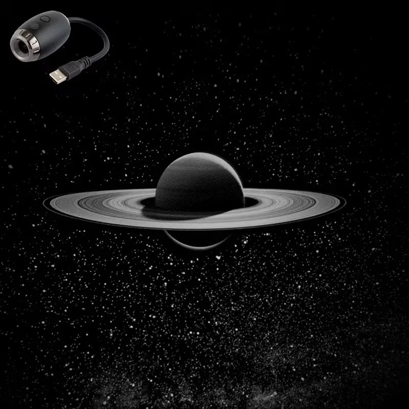 USB Car Atmosphere Projector Light - Transform Your Vehicle with Starry Galaxy Ambiance for Romantic Nights and Parties!