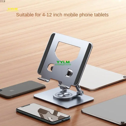 Ultimate 360° Rotating Tablet Stand - Adjustable & Foldable Aluminum Holder for iPad Pro, Air, Mini