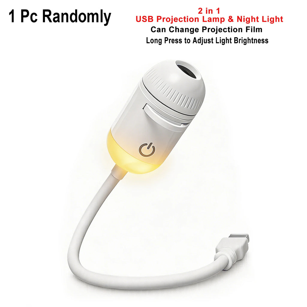 USB Car Atmosphere Projector Light - Transform Your Vehicle with Starry Galaxy Ambiance for Romantic Nights and Parties!