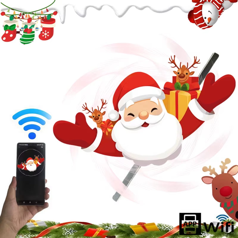 3D Holographic Advertising Projector - WiFi LED Sign with Remote Control for Eye-Catching Displays
