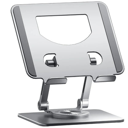 Ultimate 360° Rotating Tablet Stand - Adjustable & Foldable Aluminum Holder for iPad Pro, Air, Mini
