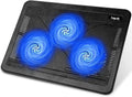HV-F2056 Laptop Cooling Pad - Ultra-Slim Cooling Stand with 3 Quiet Fans for 15.6"-17" Gaming Laptops