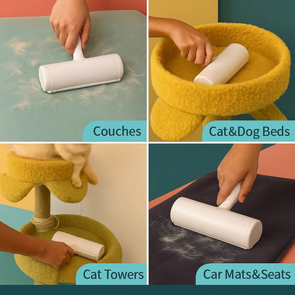 Chomchom Design Pet Hair Remover and Reusable Lint Roller Cat & Dog Hair Remover