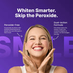 [Stock Up]Drdent Purple Teeth Whitening Strips - 7 Whitening Sessions - Safe for Enamel - Non Sensitive Teeth Whitening - Peroxide-Free