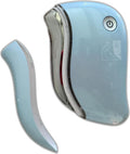 4-in-1 Heated Gua Sha Face Massager in use on face