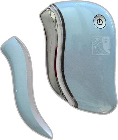 Rejuvenate Your Skin: 4-In-1 Electric Heated Gua Sha Facial Tool & Massager for Radiant Face and Neck