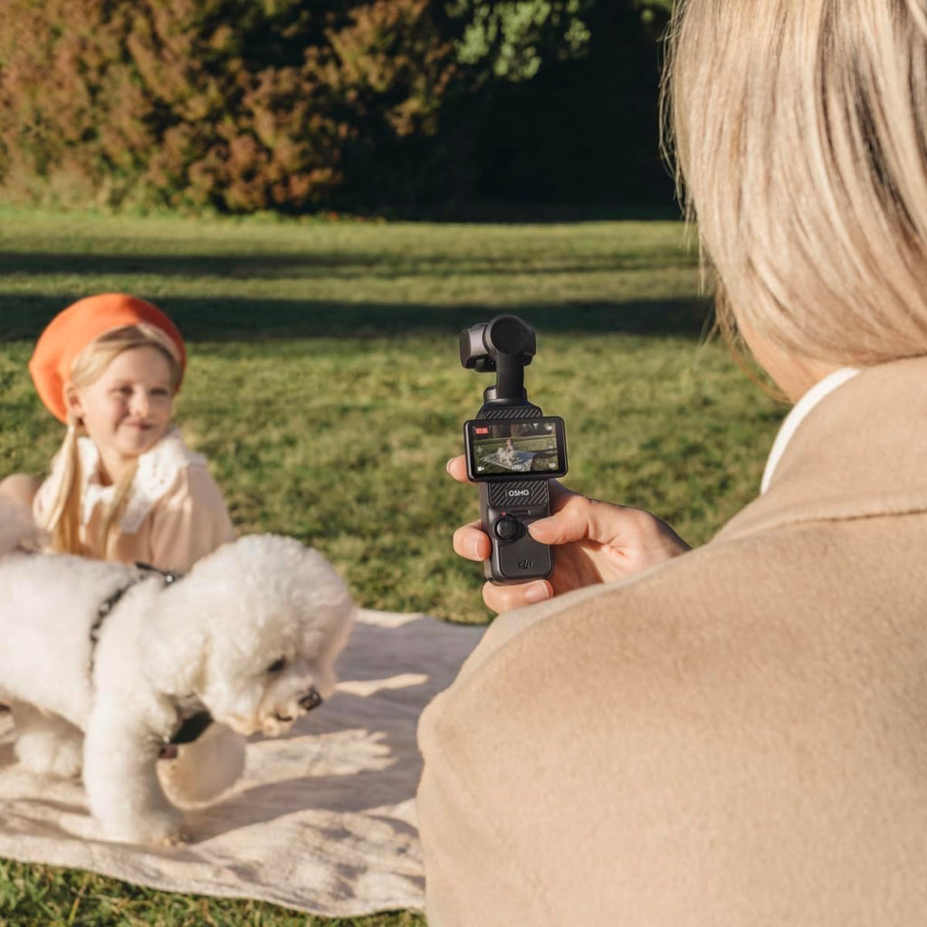 DJI Osmo Pocket 3 - Ultimate 4K Vlogging Camera with 1'' CMOS, 3-Axis Stabilization & Fast Focus for YouTube Creators