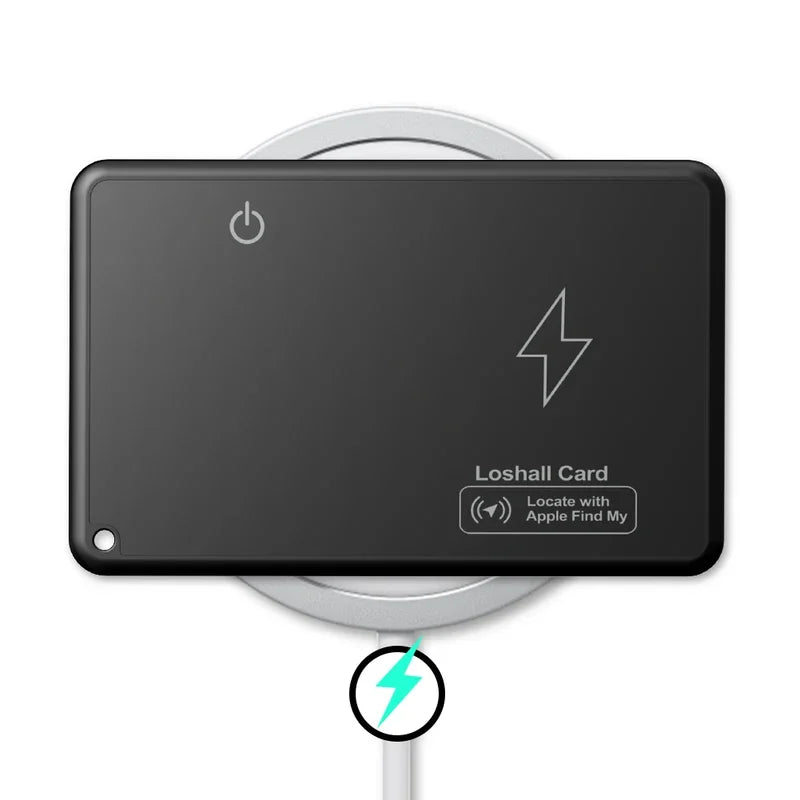 Ultimate Waterproof GPS Wallet Tracker - Wireless Charging & Apple Find My Compatible Bluetooth Locator