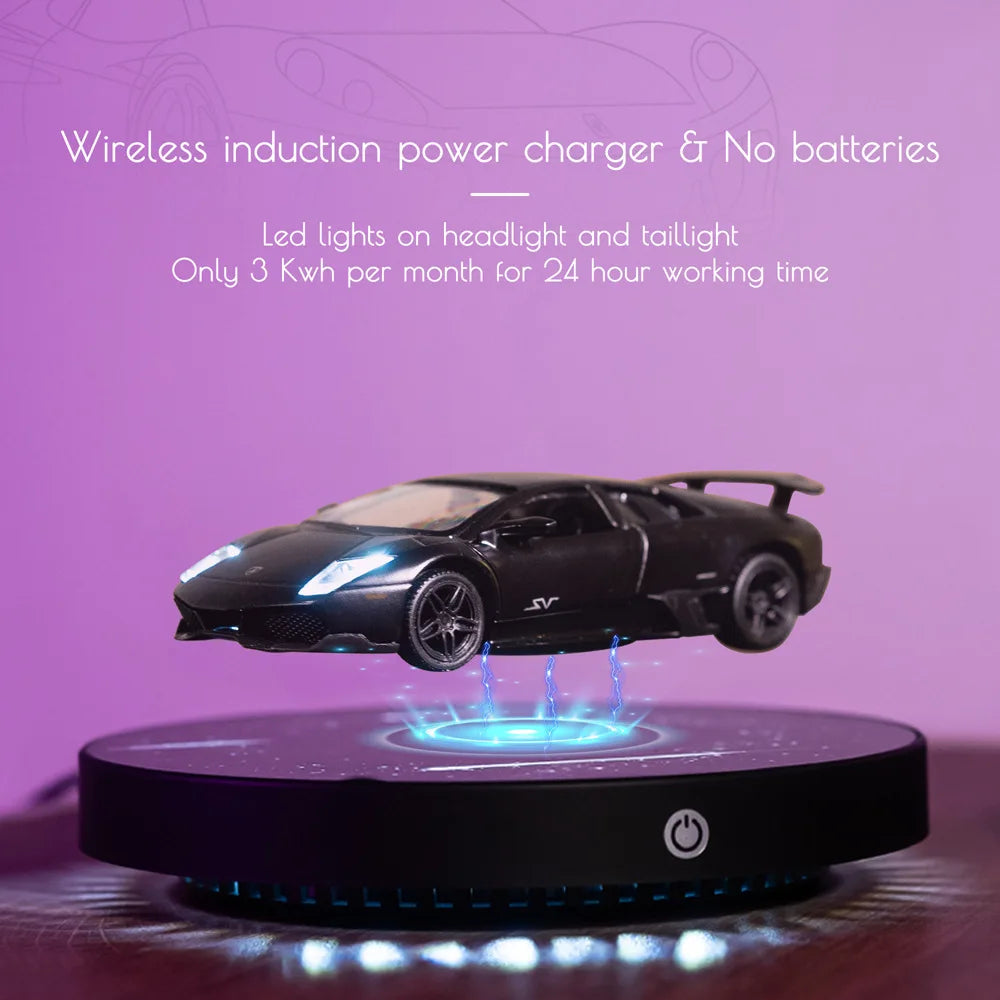 Magnetic Levitating Car - 360° Rotating Home & Office Decor, Perfect Unique Business Gift!