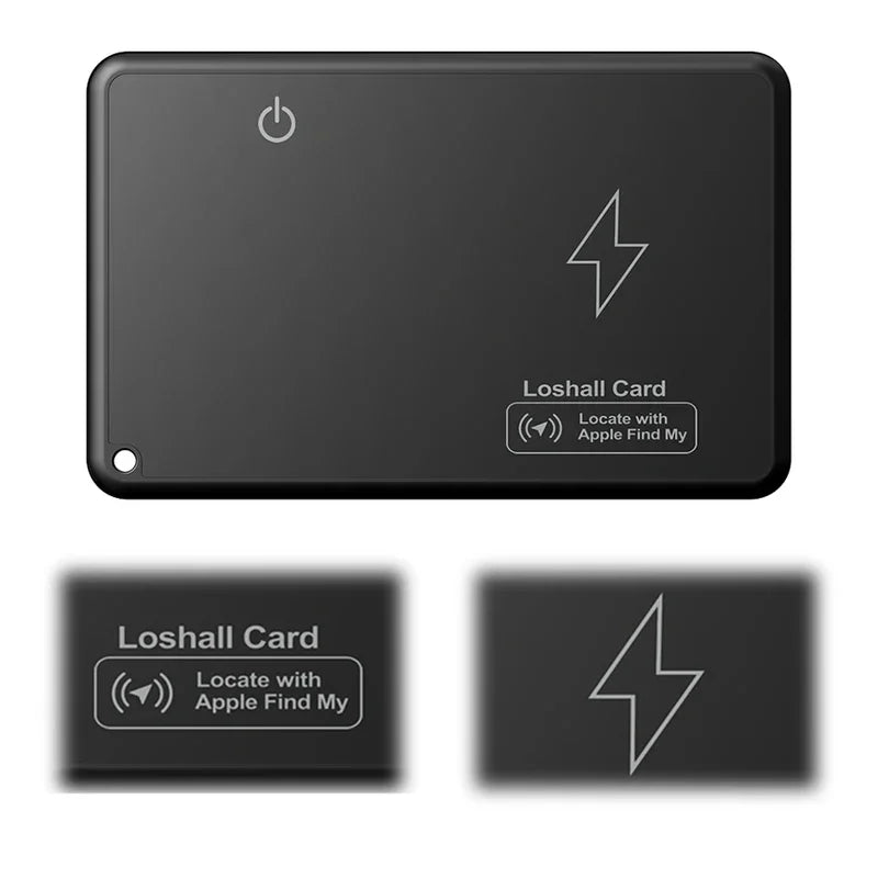 Ultimate Waterproof GPS Wallet Tracker - Wireless Charging & Apple Find My Compatible Bluetooth Locator