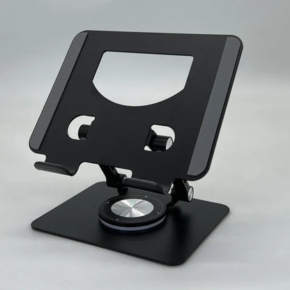 Ultimate 360° Rotating Tablet Stand - Adjustable & Foldable Aluminum Holder for iPad Pro, Air, Mini